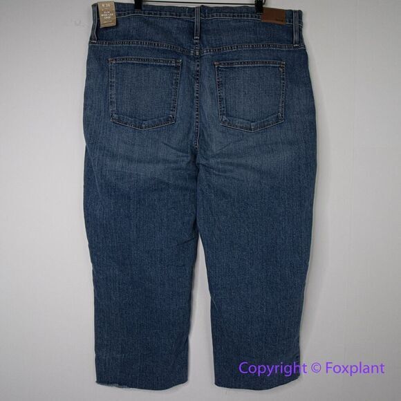 New! Madewelll Slim Wide-Leg Jeans in Crownridge Wash, size 36 - Picture 8 of 16